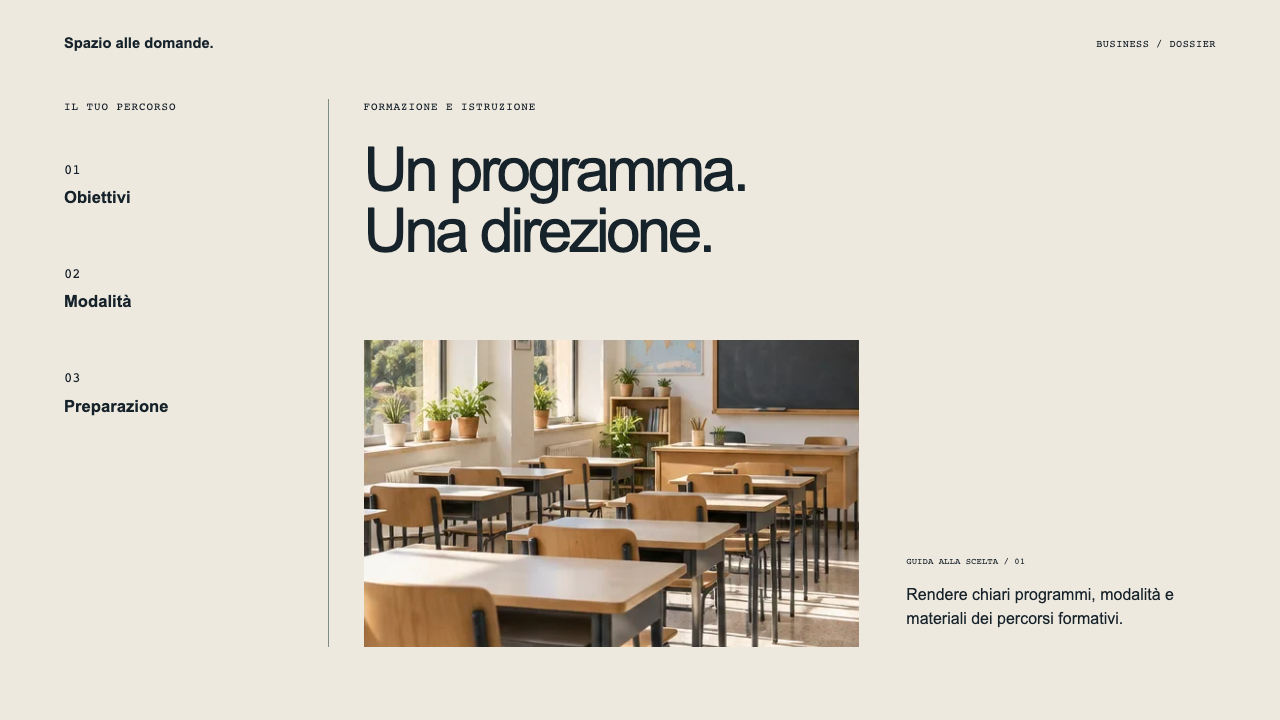 Composizione illustrativa Business: Formazione e istruzione