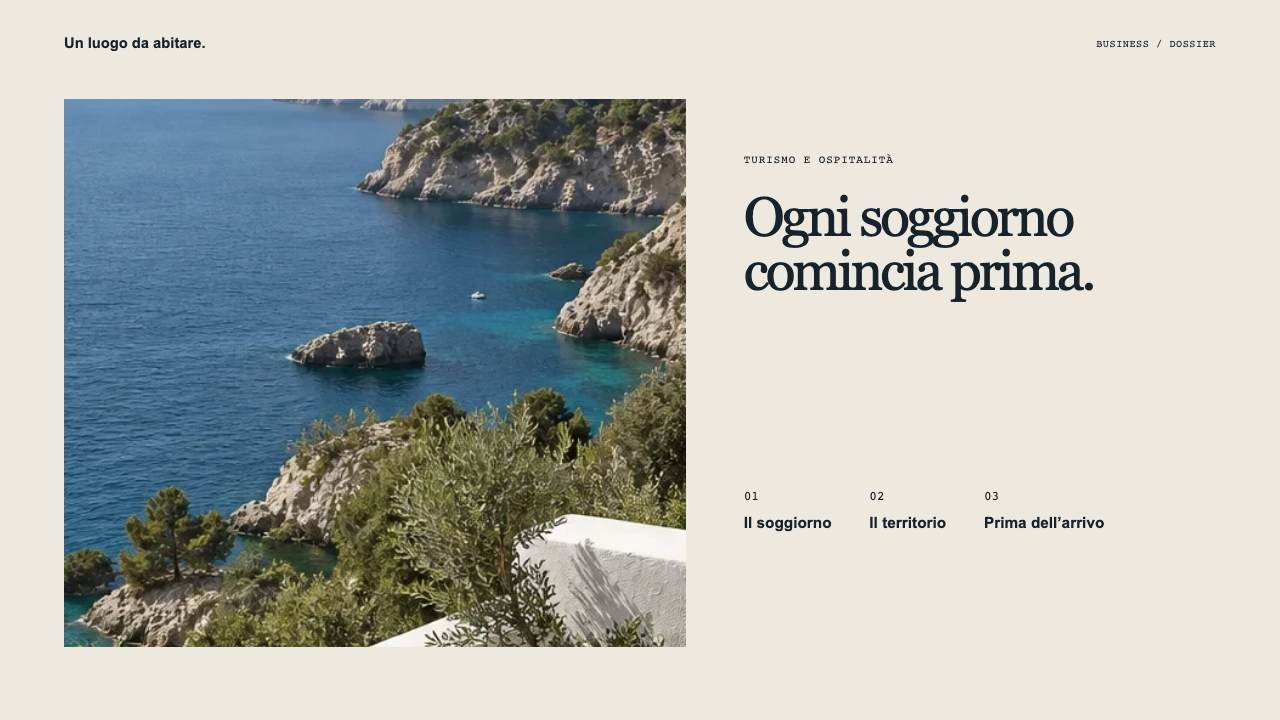 Composizione illustrativa Business: Turismo e ospitalità